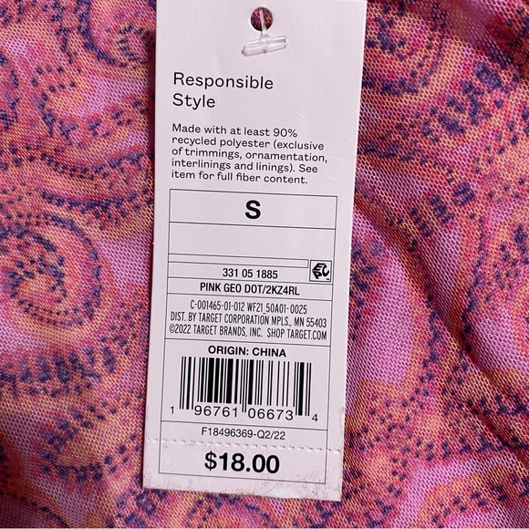 Wild Fable Pink Bathing Suit Coverup Skirt S - Picture 4 of 4